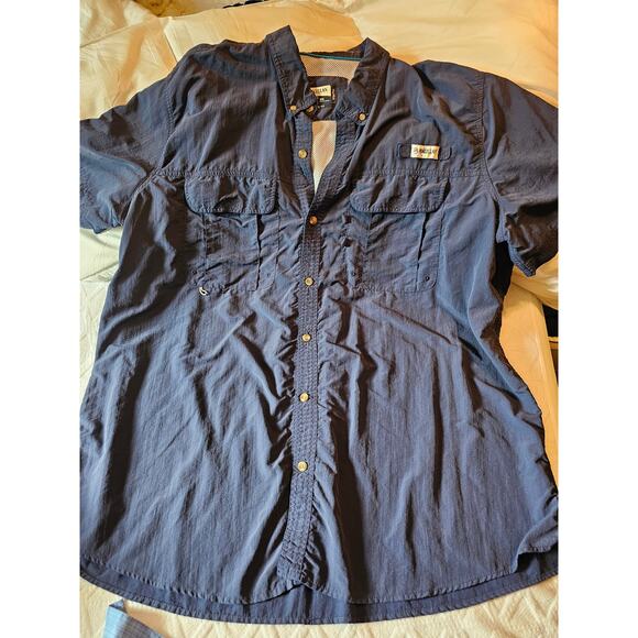 Magellan Mens short sleeved button up shirt - Picture 1 of 2